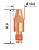 Контактный наконечник Fubag M8x30 d0,8 (FB 360/450)