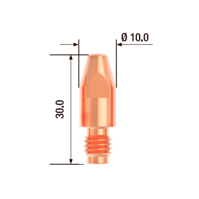 Контактный наконечник Fubag M8x30 d1,0 (FB 360/450)